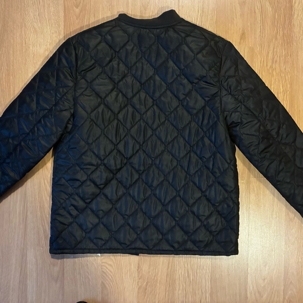 Kids Polo - Black Quilted Jacket - GREAT CONDITION - Size L - 10 to 12 - Picture 3 of 3